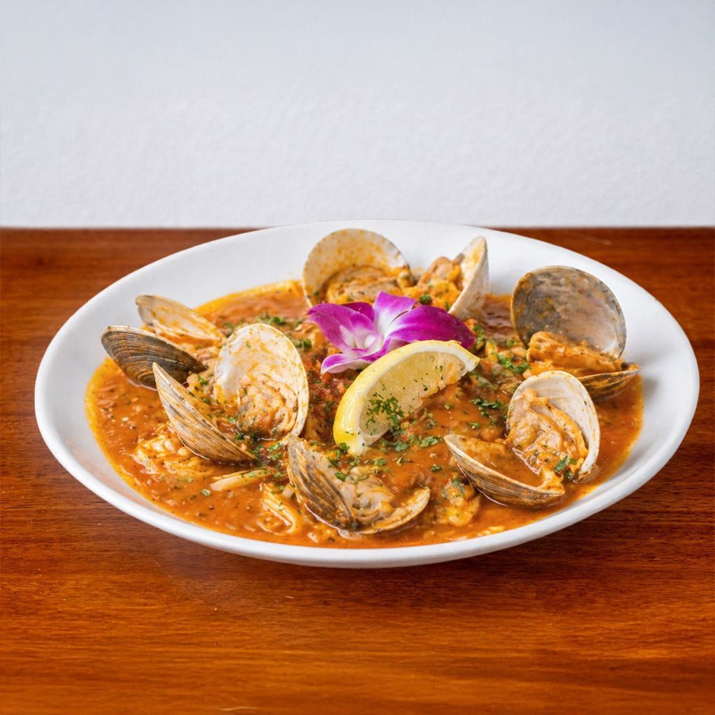Linguini Alla Vongole Rosso.